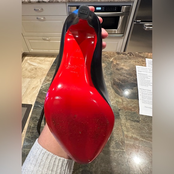 Christian Louboutin Miss Zorra 100 Shiny Calf in Black size 36 - Picture 7 of 16